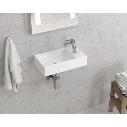 Мивка за плот Karag 460x260x105мм LT5043, бял гланц